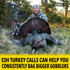 Walnut Deluxe Turkey Box Call - Esh Custom Calls